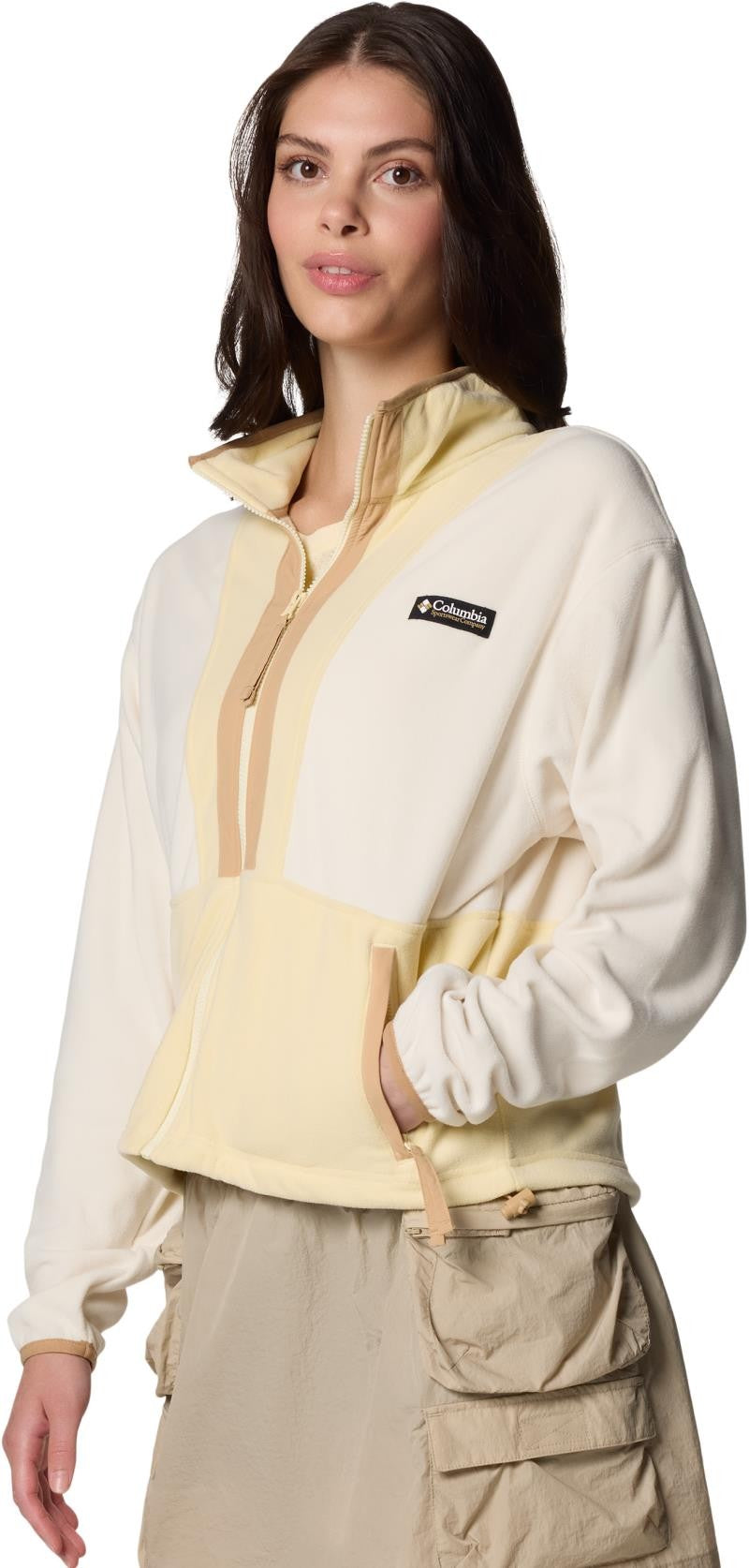 Backbowl II Full-Zip Fleece - Womens - chalk / lemon wash 1