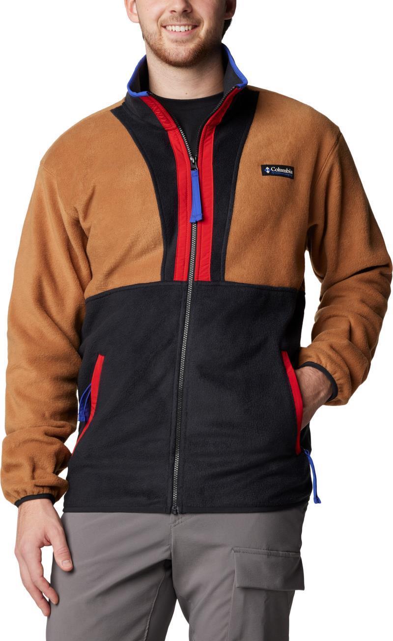 Backbowl II Full Zip Fleece - Mens - Camel Brown / Black 1