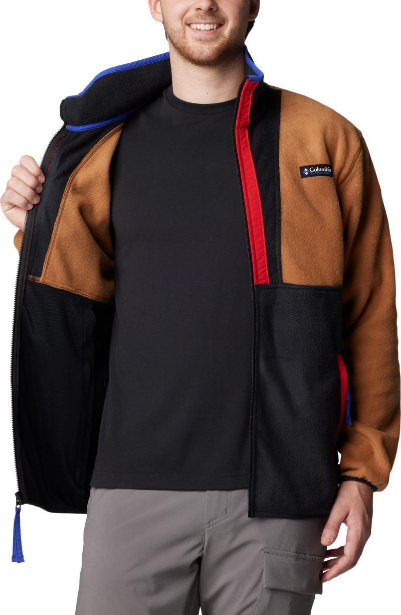 Backbowl II Full Zip Fleece - Mens - Camel Brown / Black 3