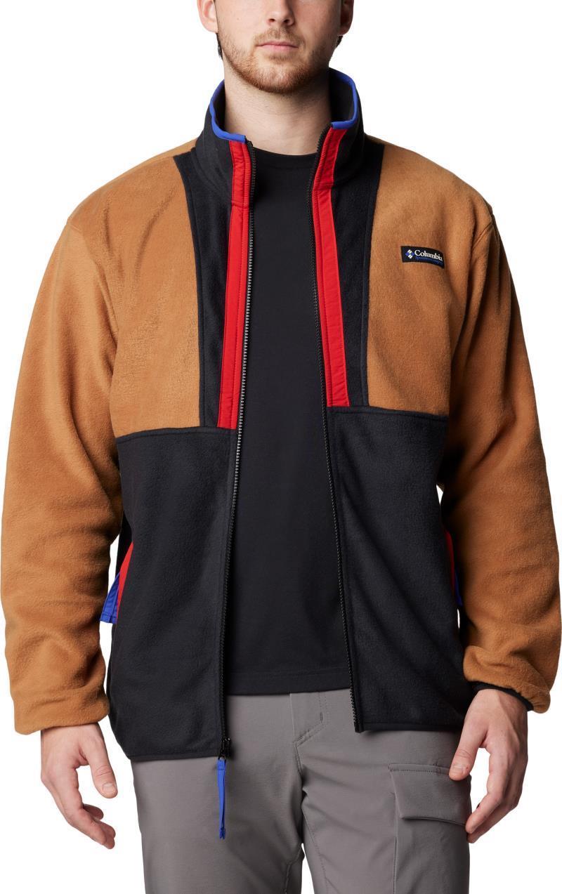 Backbowl II Full Zip Fleece - Mens - Camel Brown / Black 4
