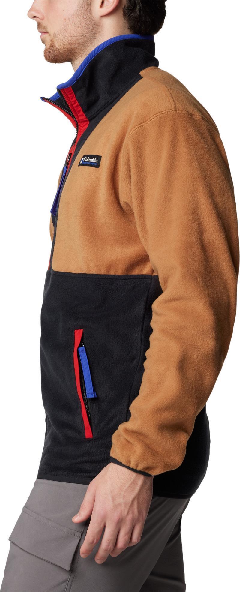 Backbowl II Full Zip Fleece - Mens - Camel Brown / Black 5