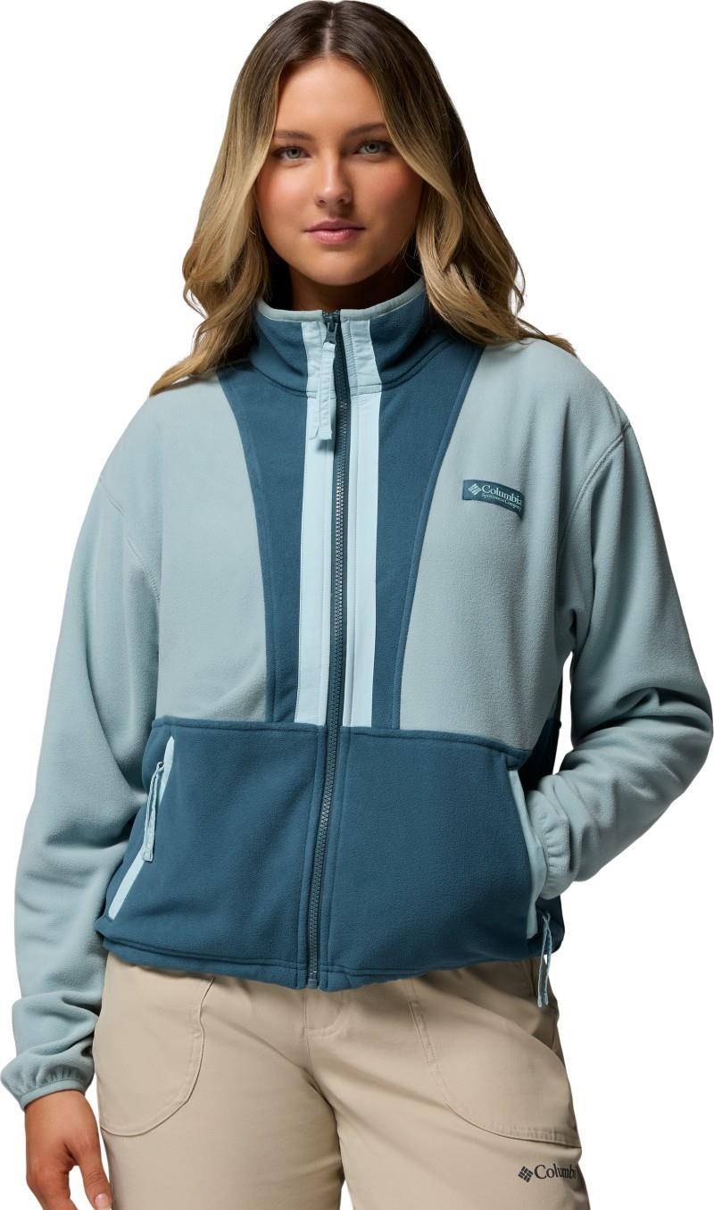 Backbowl II Full Zip Fleece - Womens - crushed blue / everblue / marine light 1