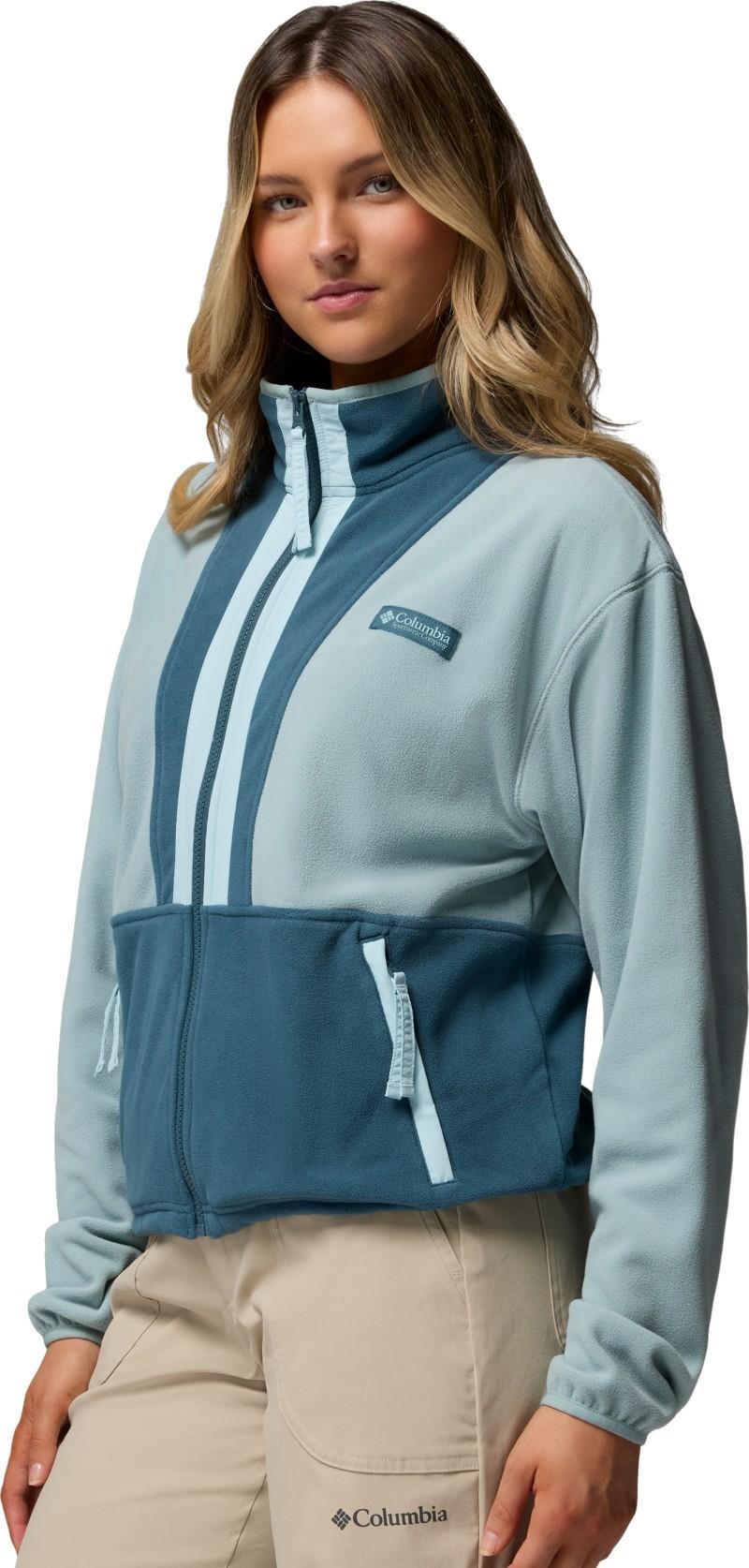 Backbowl II Full Zip Fleece - Womens - crushed blue / everblue / marine light 1