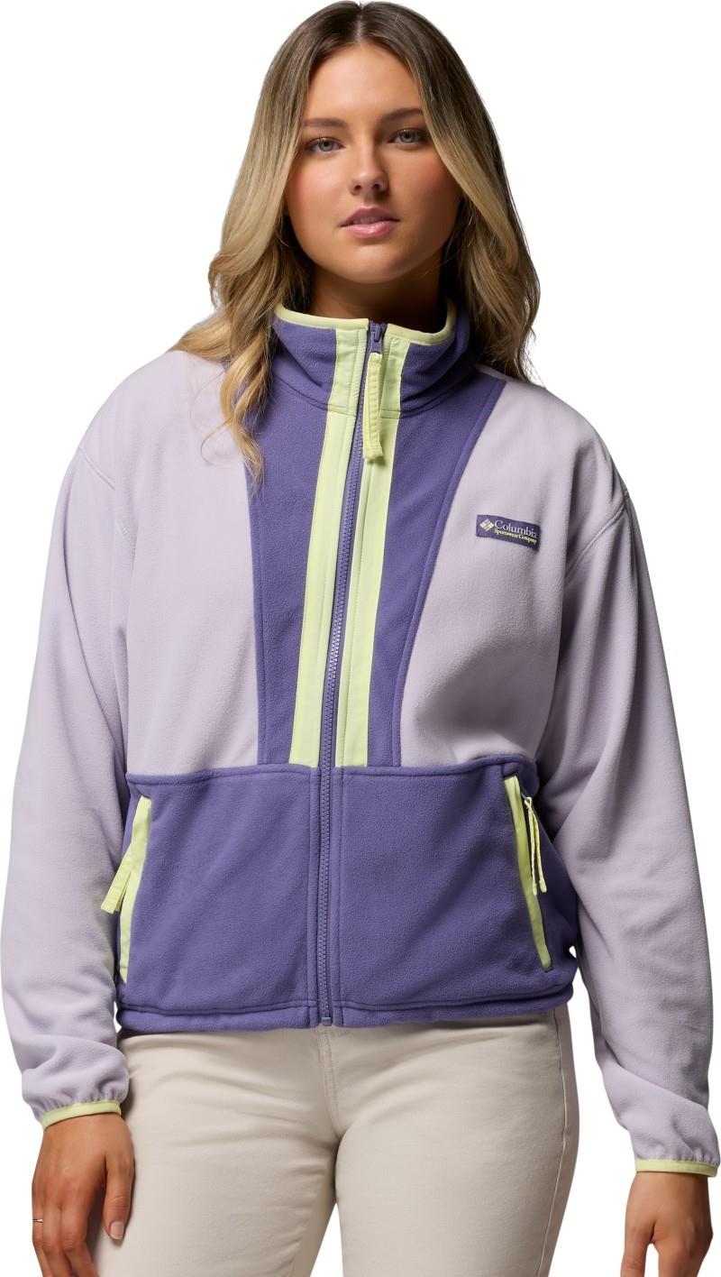 Backbowl II Full Zip Fleece - Womens - lavender pearl / stormwatch / citron haze 1