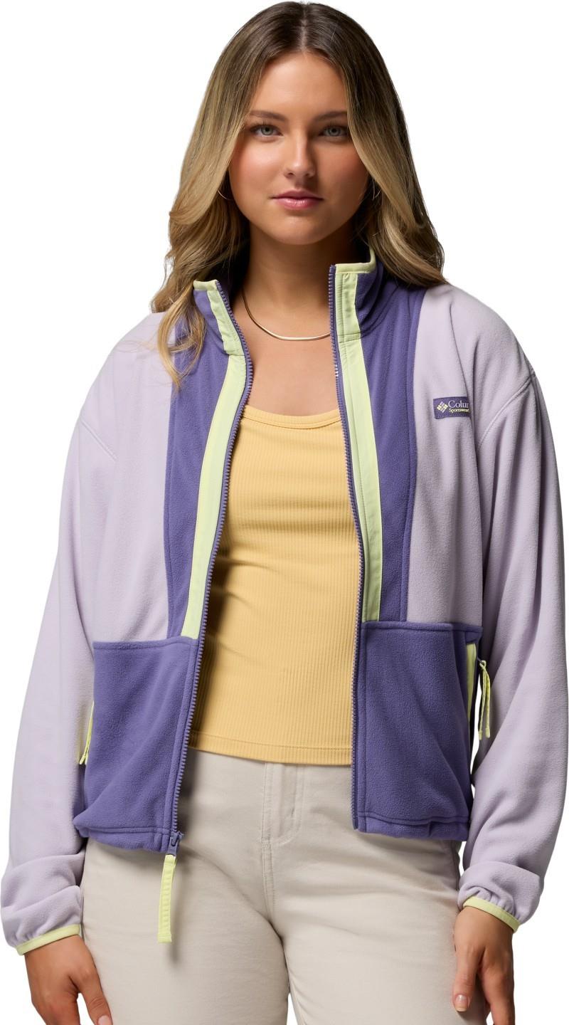 Backbowl II Full Zip Fleece - Womens - lavender pearl / stormwatch / citron haze 1