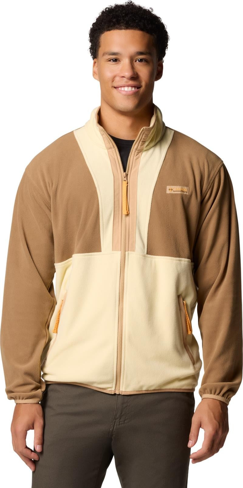 Backbowl II Lightweight Full Zip Fleece - Mens - delta / lemon wash 1
