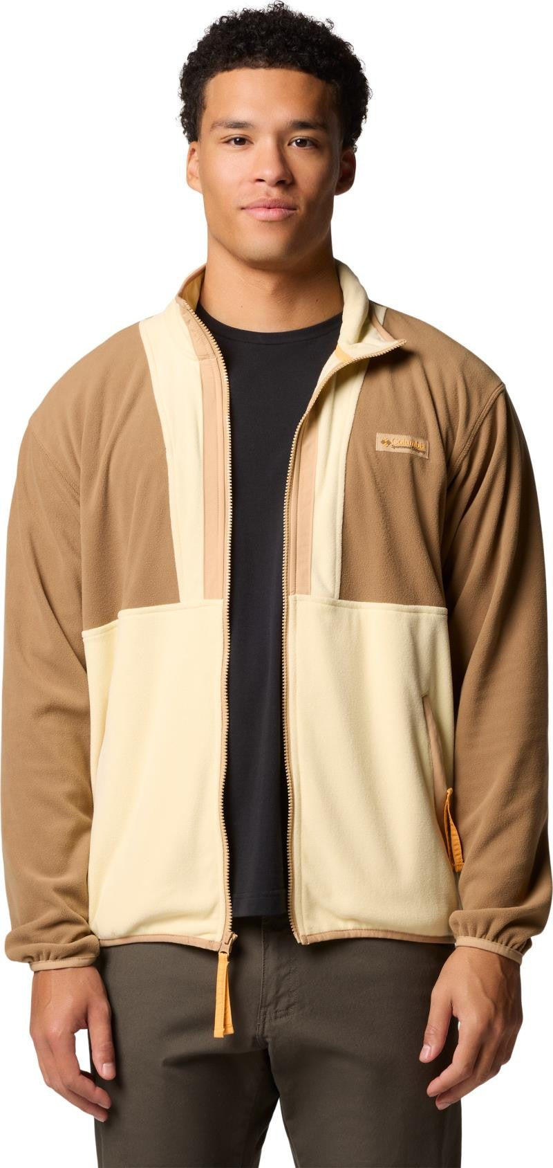 Backbowl II Lightweight Full Zip Fleece - Mens - delta / lemon wash 1
