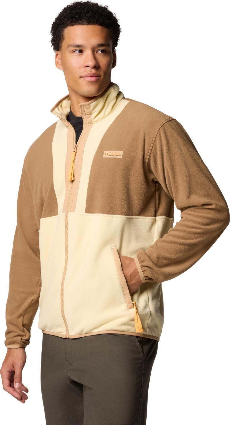 Backbowl II Lightweight Full Zip Fleece - Mens - delta / lemon wash 1