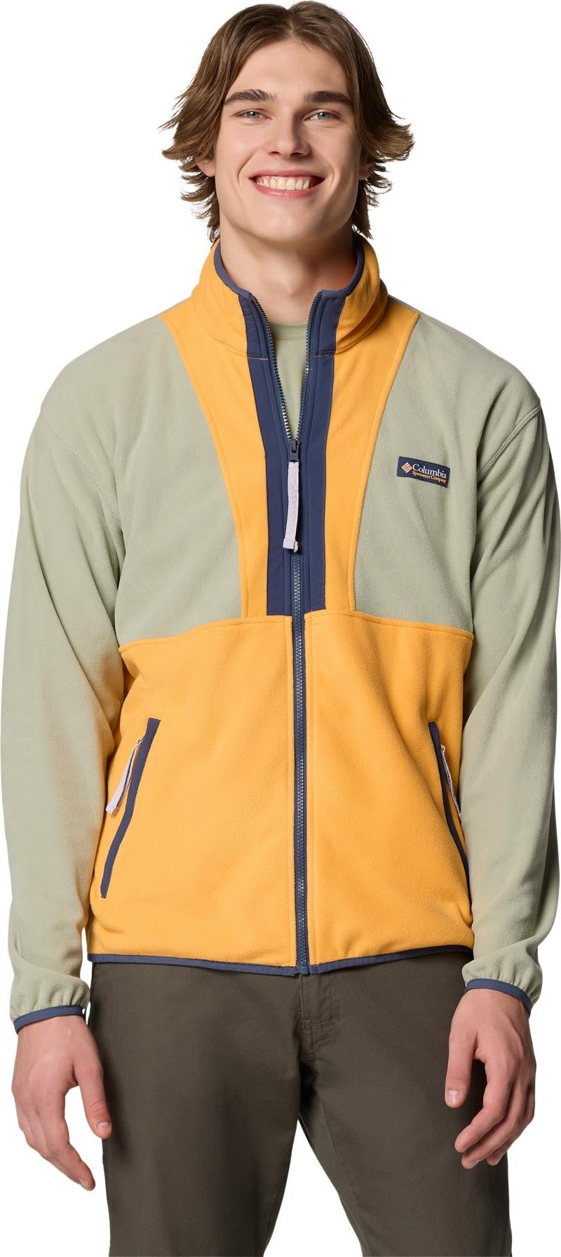 Backbowl II Lightweight Full Zip Fleece - Mens - safari / summer orange 1