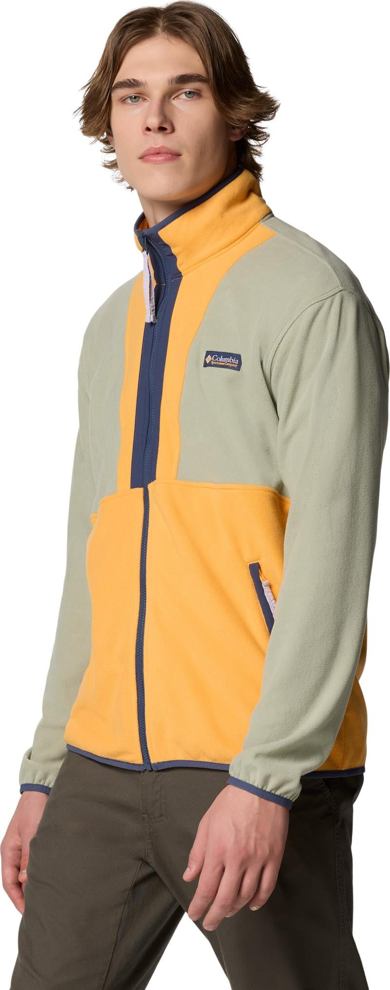 Backbowl II Lightweight Full Zip Fleece - Mens - safari / summer orange 1