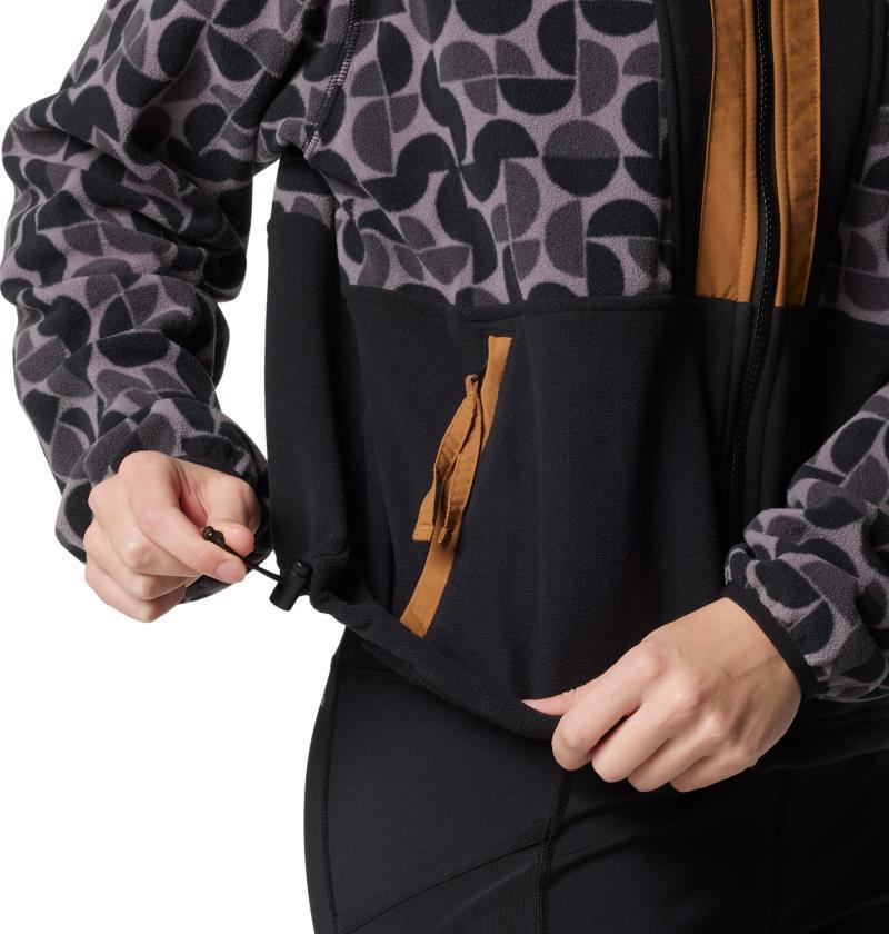 Backbowl II Printed Full Zip Fleece - Womens - Black Retroscape / Black 4