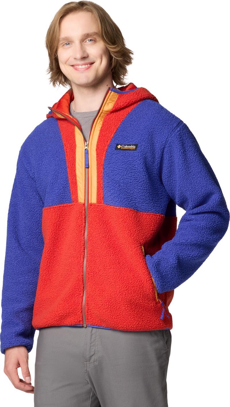 Backbowl II Remastered Full Zip Hoodie - Mens - clematis blue / sail red 1