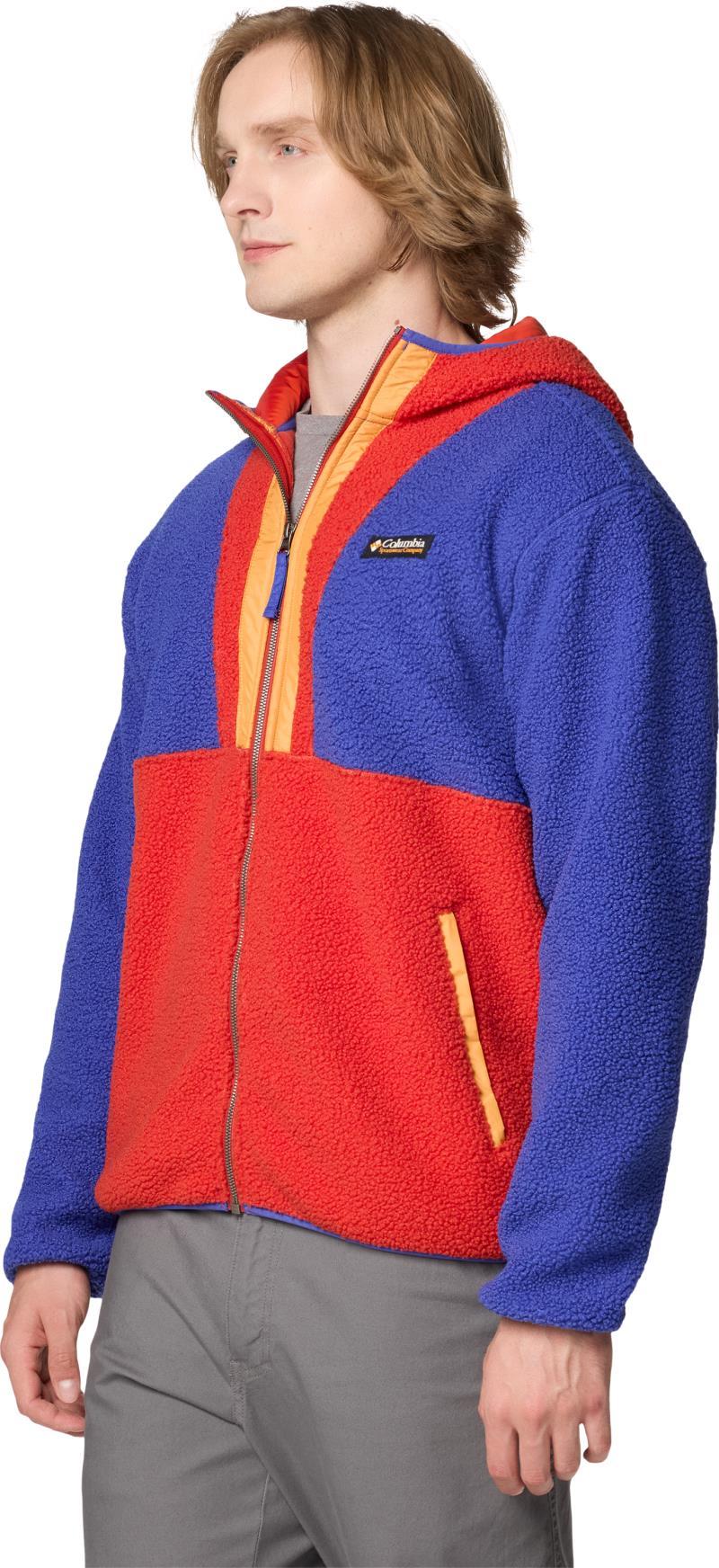 Backbowl II Remastered Full Zip Hoodie - Mens - clematis blue / sail red 1