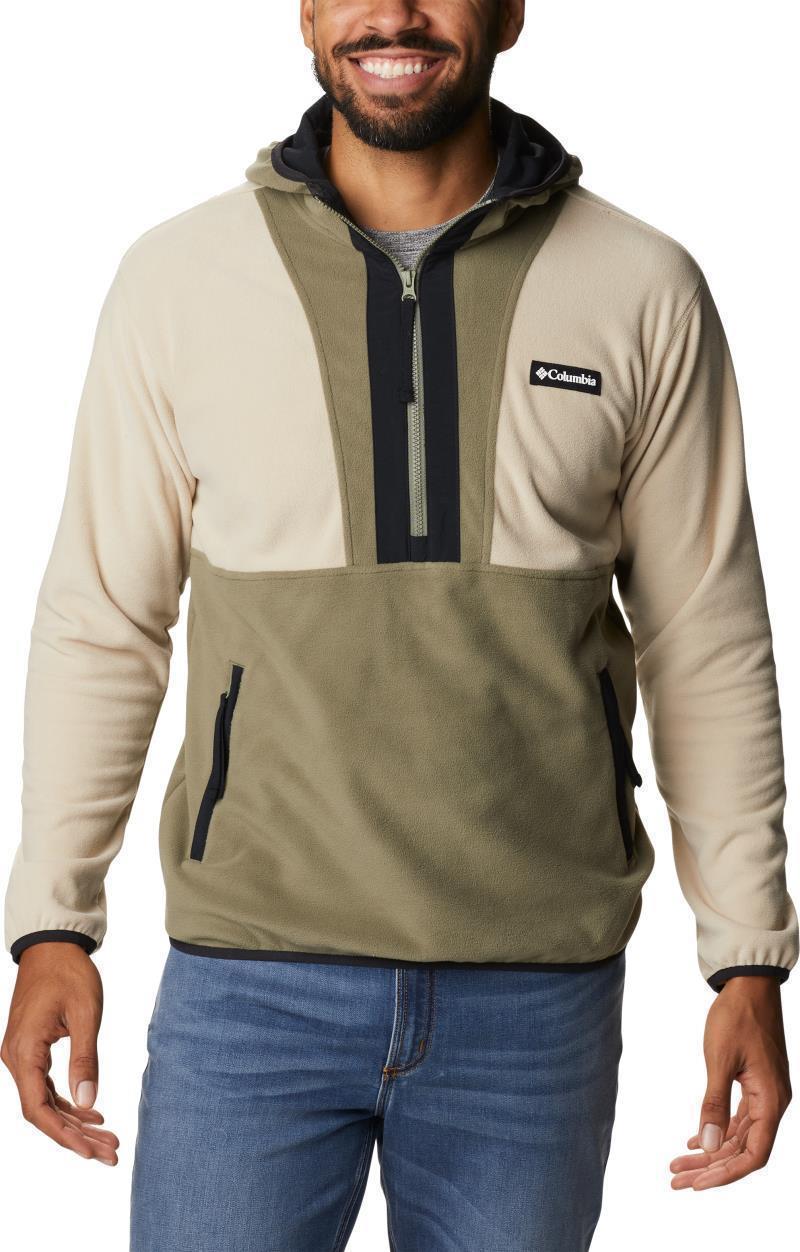 Backbowl Lite Half Zip Hoodie - Tall - Mens - Ancient Fossil / Stone Green / Black 1