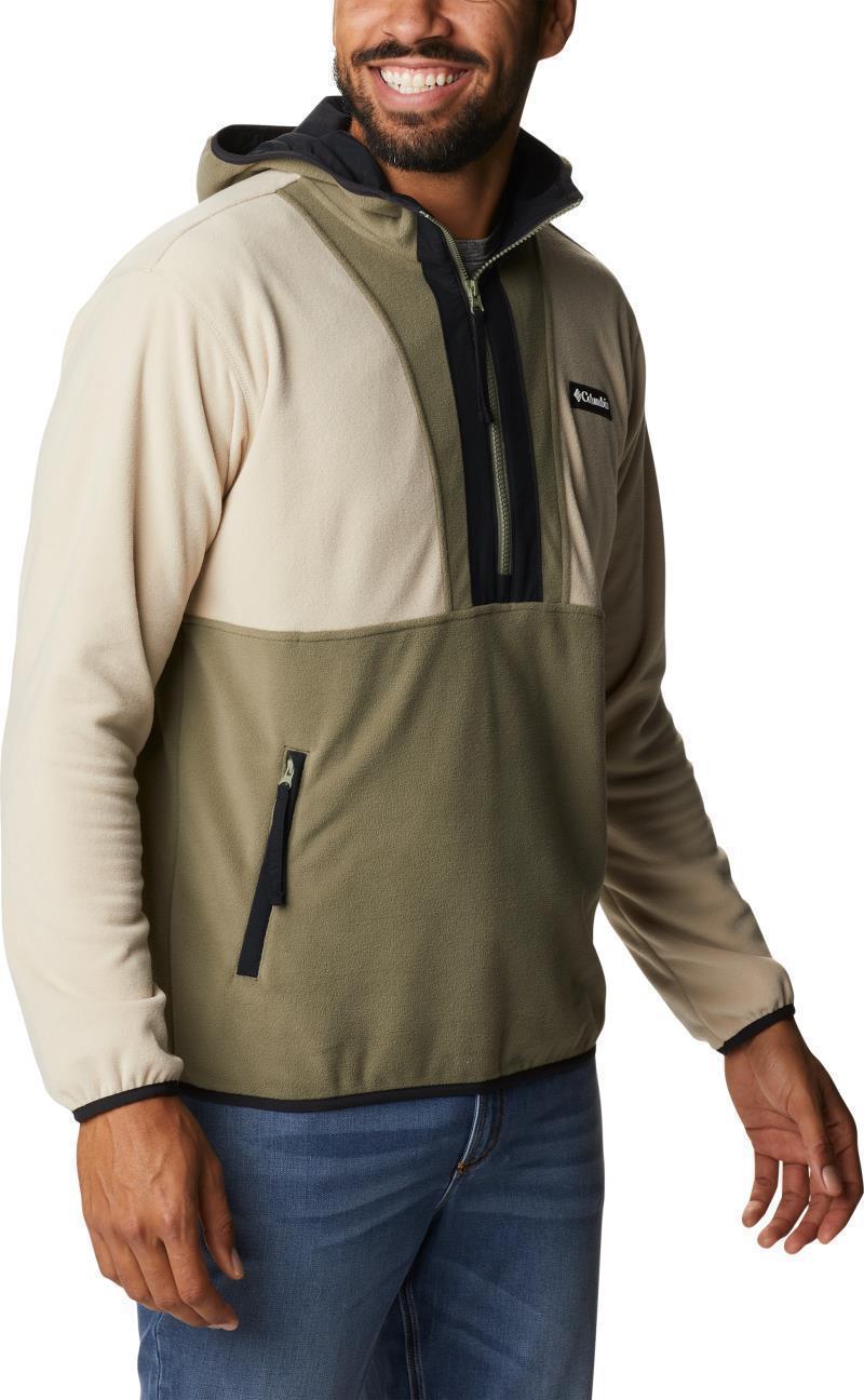 Backbowl Lite Half Zip Hoodie - Tall - Mens - Ancient Fossil / Stone Green / Black 3