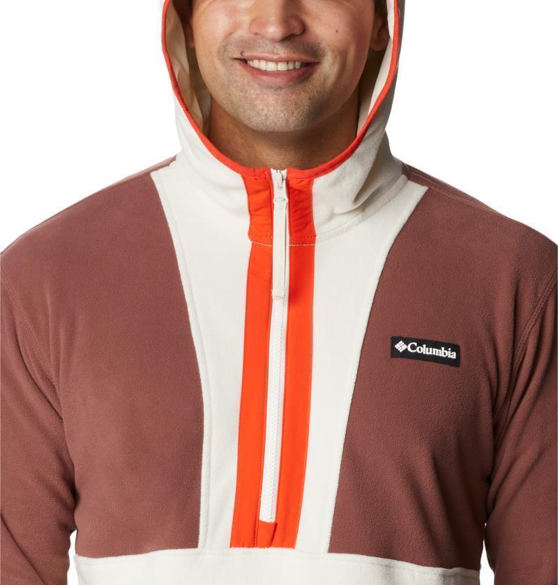 Backbowl Lite Half Zip Hoodie - Tall - Mens - Light Raisin / Chalk / Spicy 5