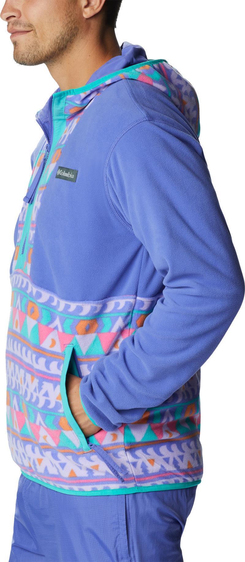 Backbowl Lite Half Zip Hoodie - Tall - Mens - Purple Lotus / Purple Lotus Camp Blanket 3