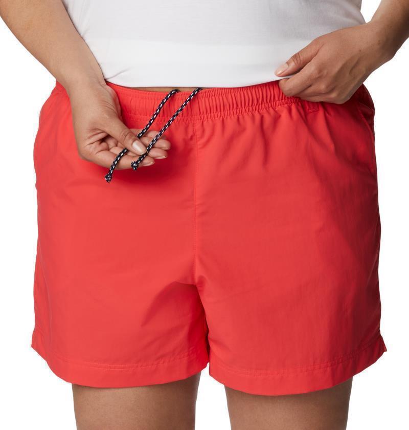 Backcast Water Shorts, 5" Inseam, Extended - Womens - Red Hibiscus 4