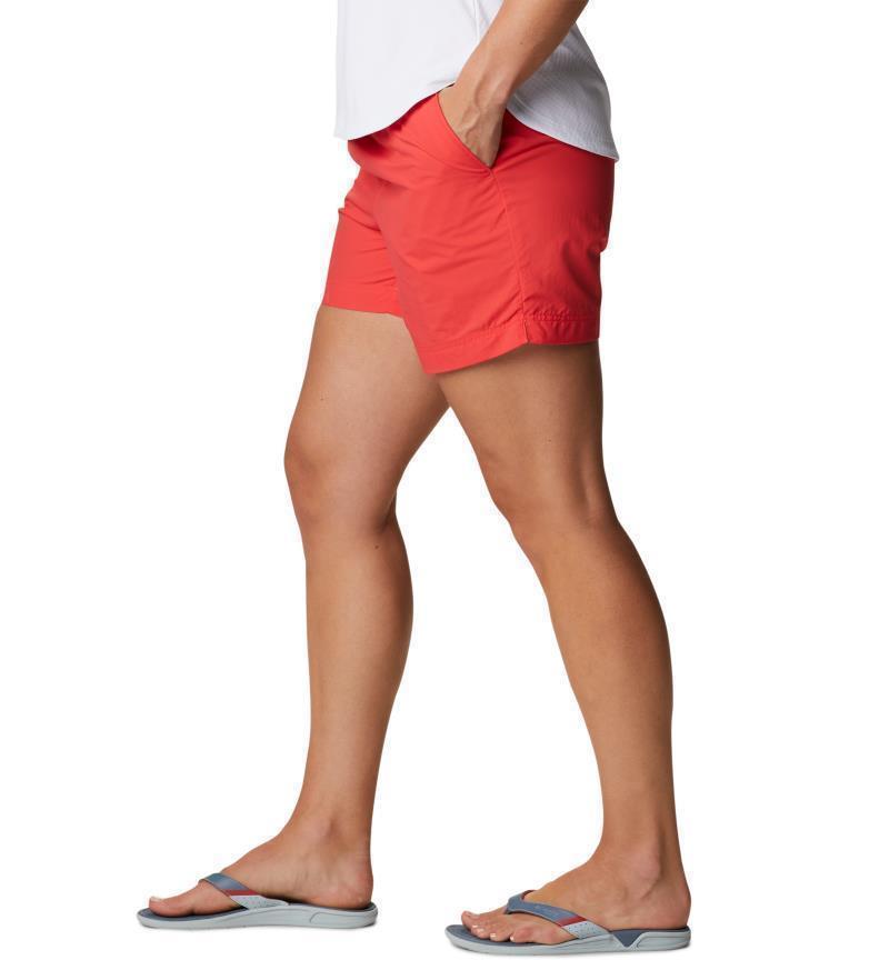 Backcast Water Shorts, 5" Inseam - Womens - Red Hibiscus 3