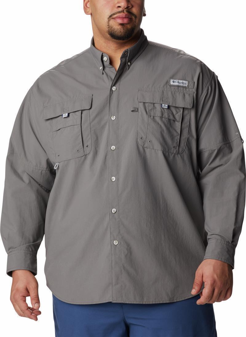 Bahama II LS Shirt, Extended - Mens - City Grey 1