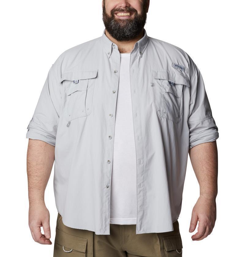 Bahama II LS Shirt, Extended - Mens - Cool Grey 4
