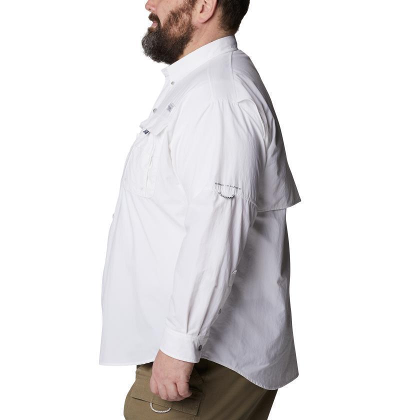 Bahama II LS Shirt, Extended - Mens - White 3