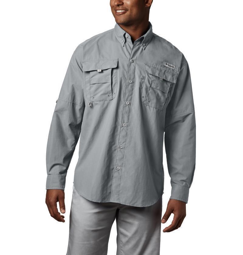 Bahama II LS Shirt, Tall - Mens - Cool Grey 4