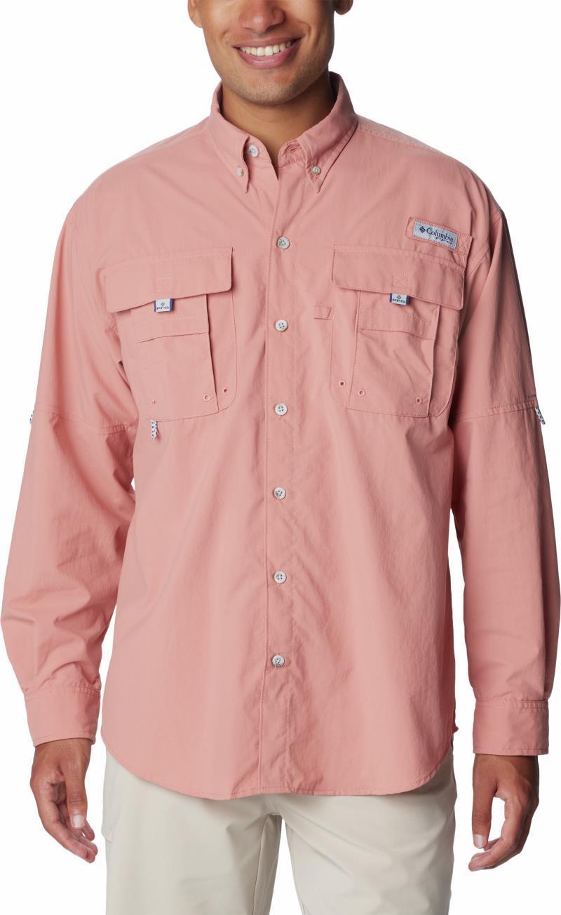 Bahama II LS Shirt, Tall - Mens - Sandalwood Pink 1