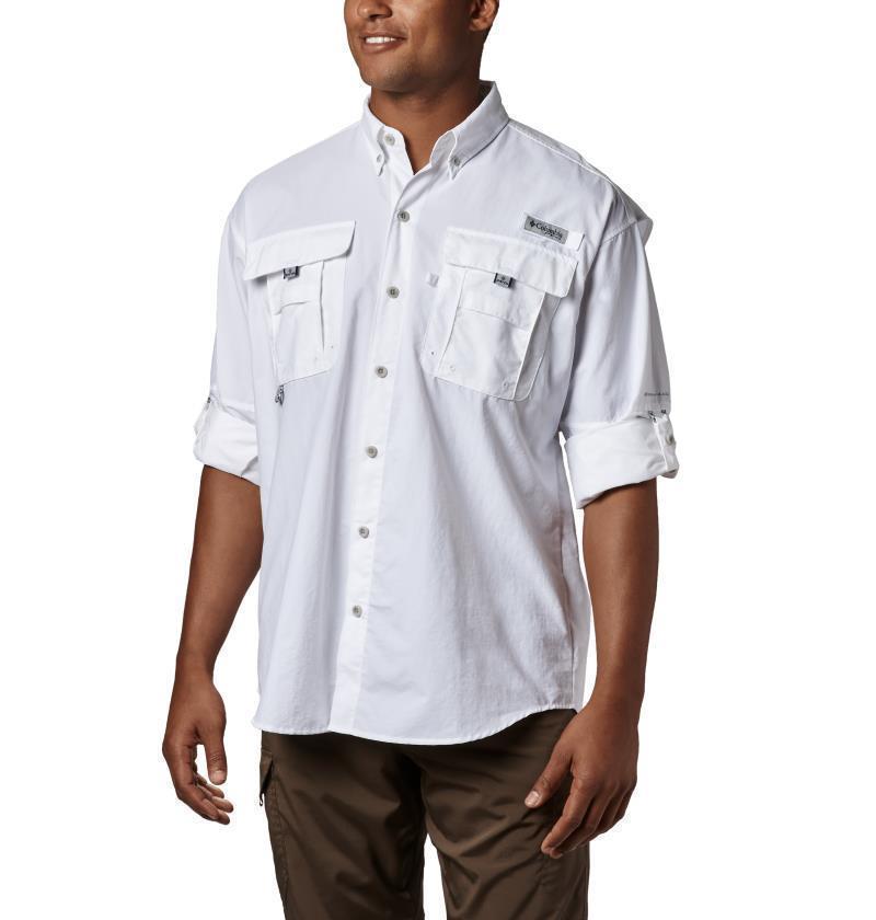 Bahama II LS Shirt, Tall - Mens - White 3