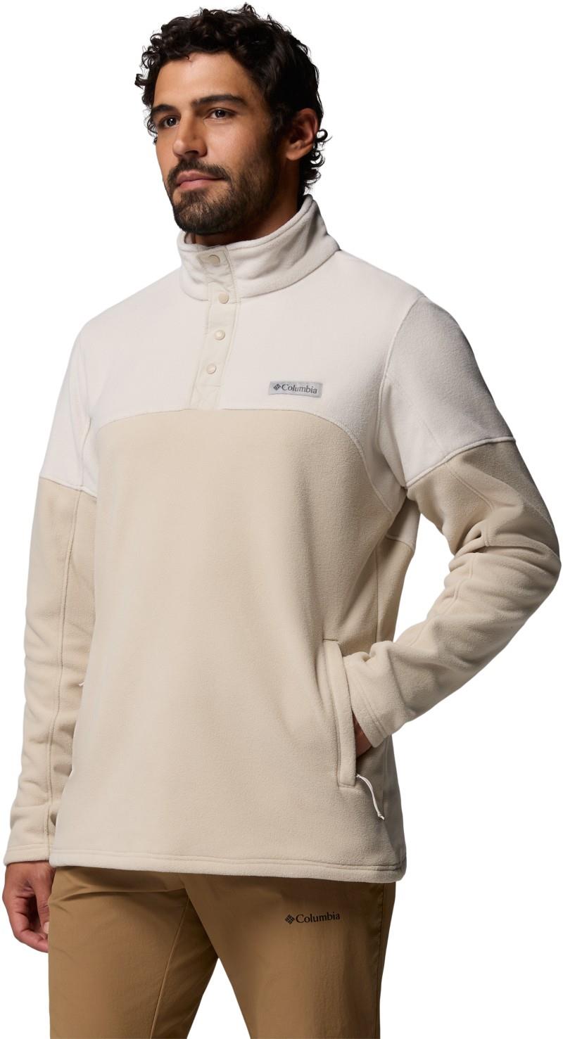 Basin Trail II Half Snap Fleece - Mens - ancient fossil / dark stone 1