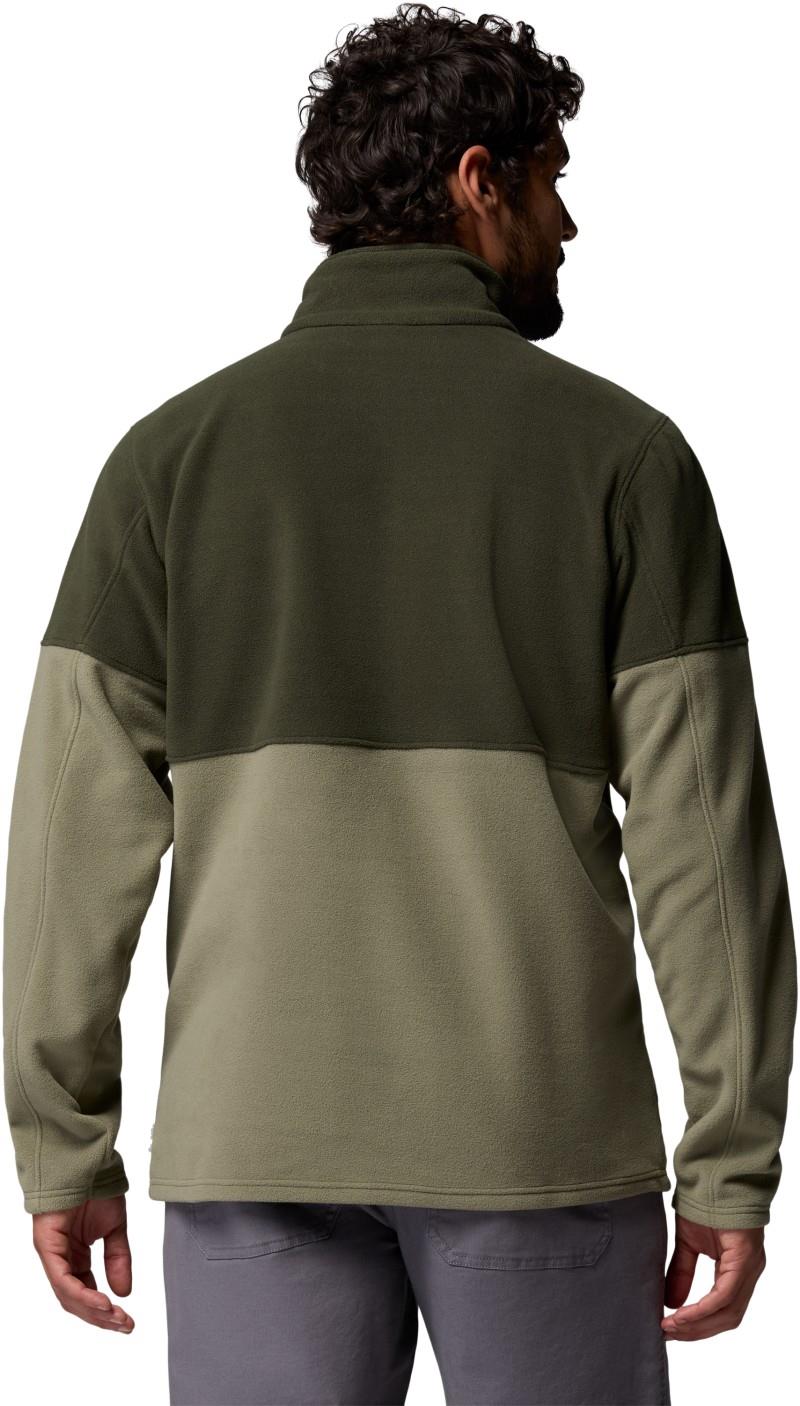 Basin Trail II Half Snap Fleece - Mens - greenscape / stone green 1