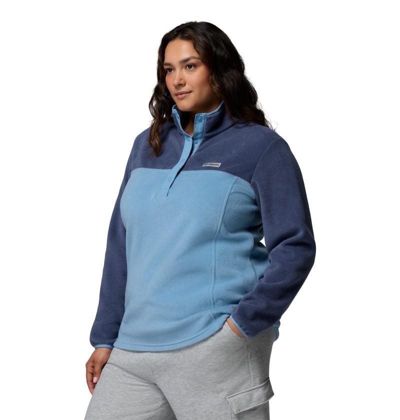 Benton Springs Half-Snap Pull Over II, Extended - Womens - rainy day / nocturnal 1