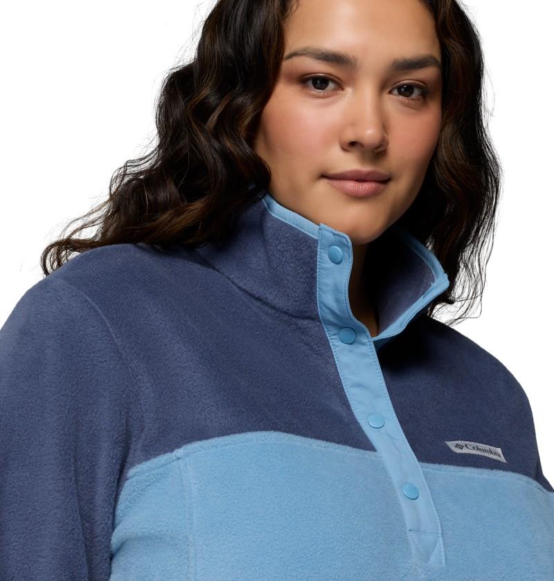 Benton Springs Half-Snap Pull Over II, Extended - Womens - rainy day / nocturnal 1