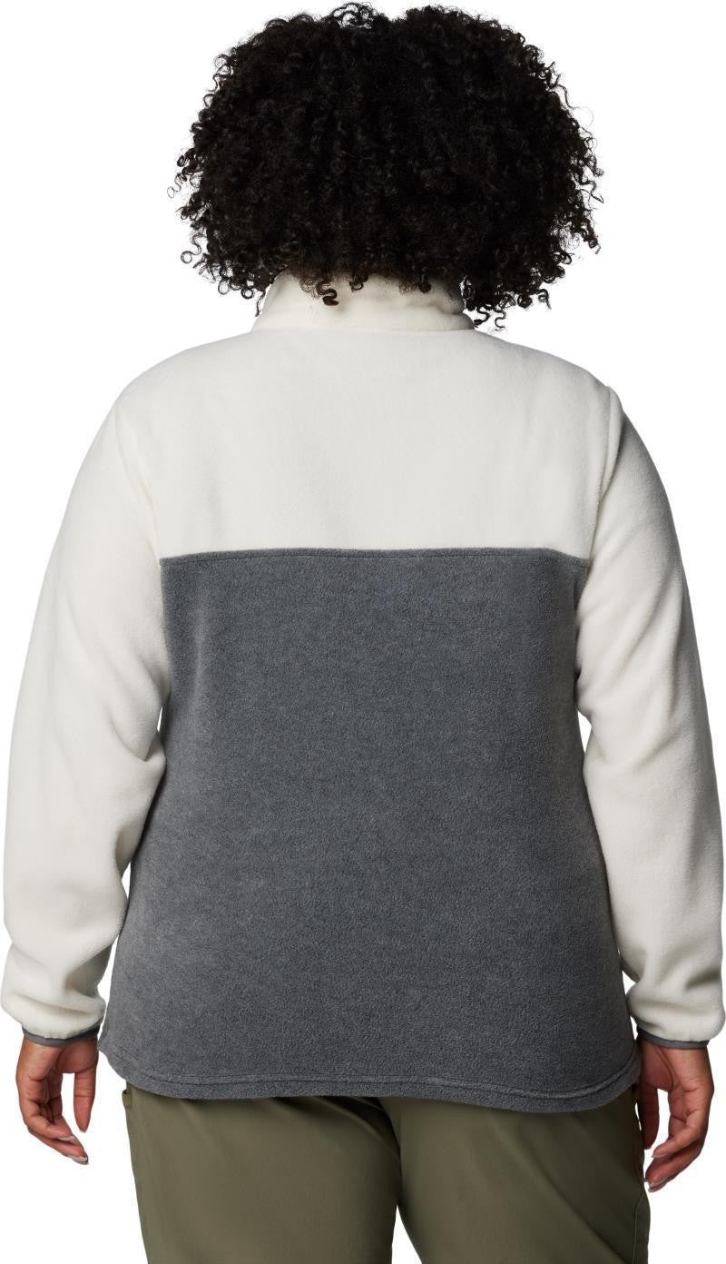 Benton Springs Half-Snap Pullover II, Extended - Womens - city grey heather / chalk 1
