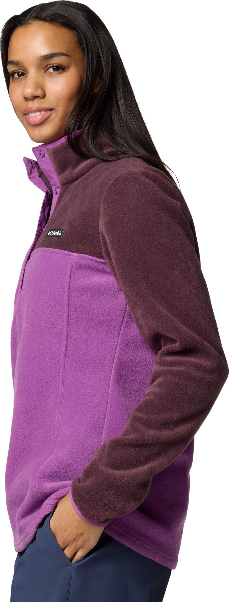 Benton Springs Half-Snap Pullover II - Womens - razzle / moonvista 1
