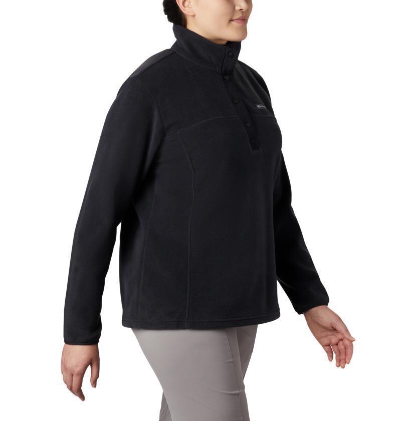 Benton Springs Half Snap Pullover, Extended - Womens - Black 3