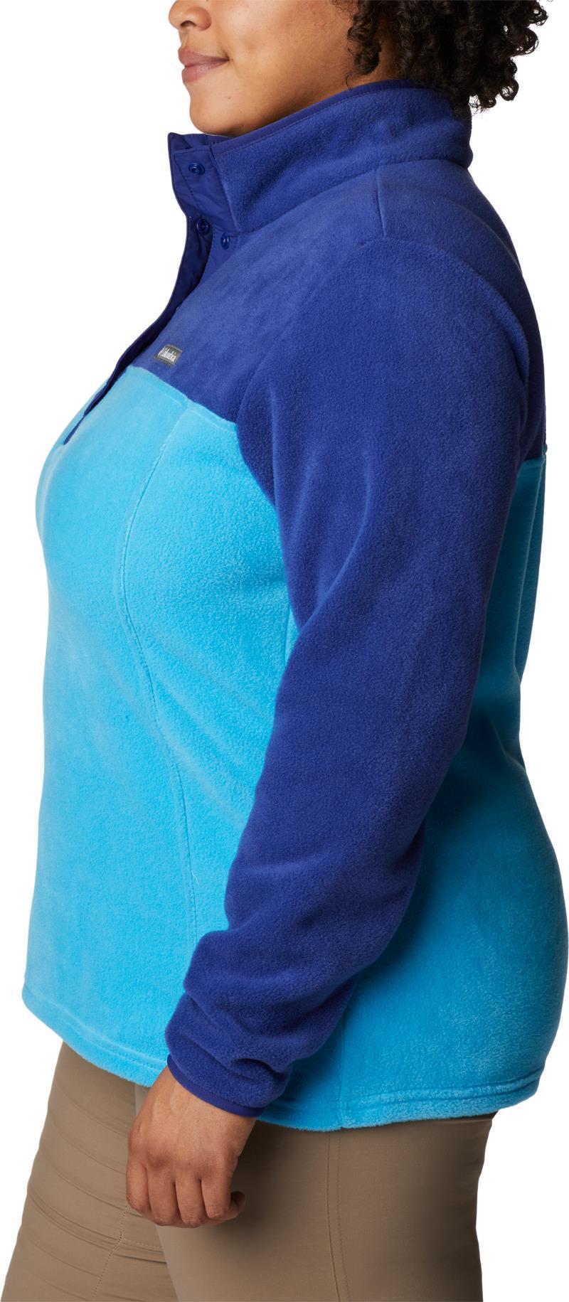 Benton Springs Half Snap Pullover, Extended - Womens - Blue Chill / Dark Sapphire 4