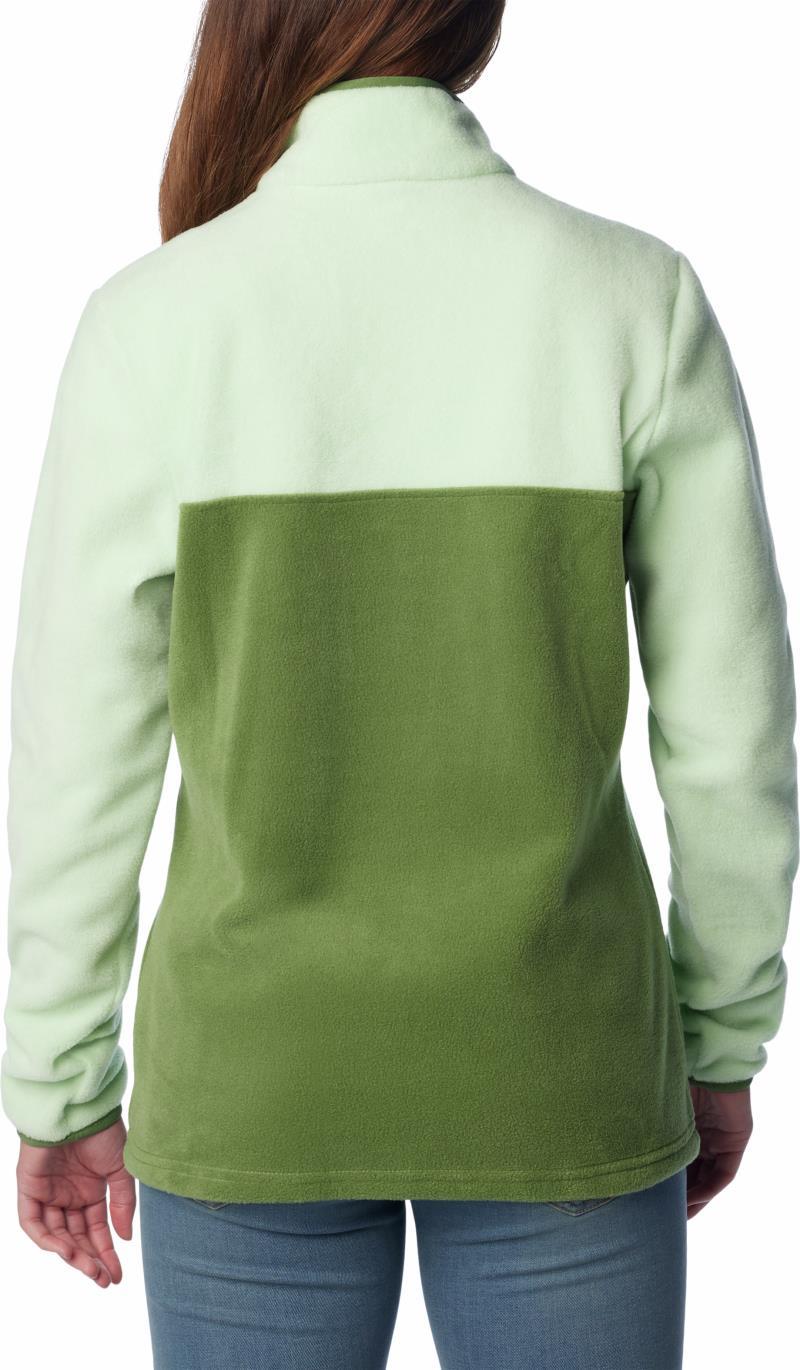 Benton Springs Half Snap Pullover, Extended - Womens - Canteen / Sage Leaf 2