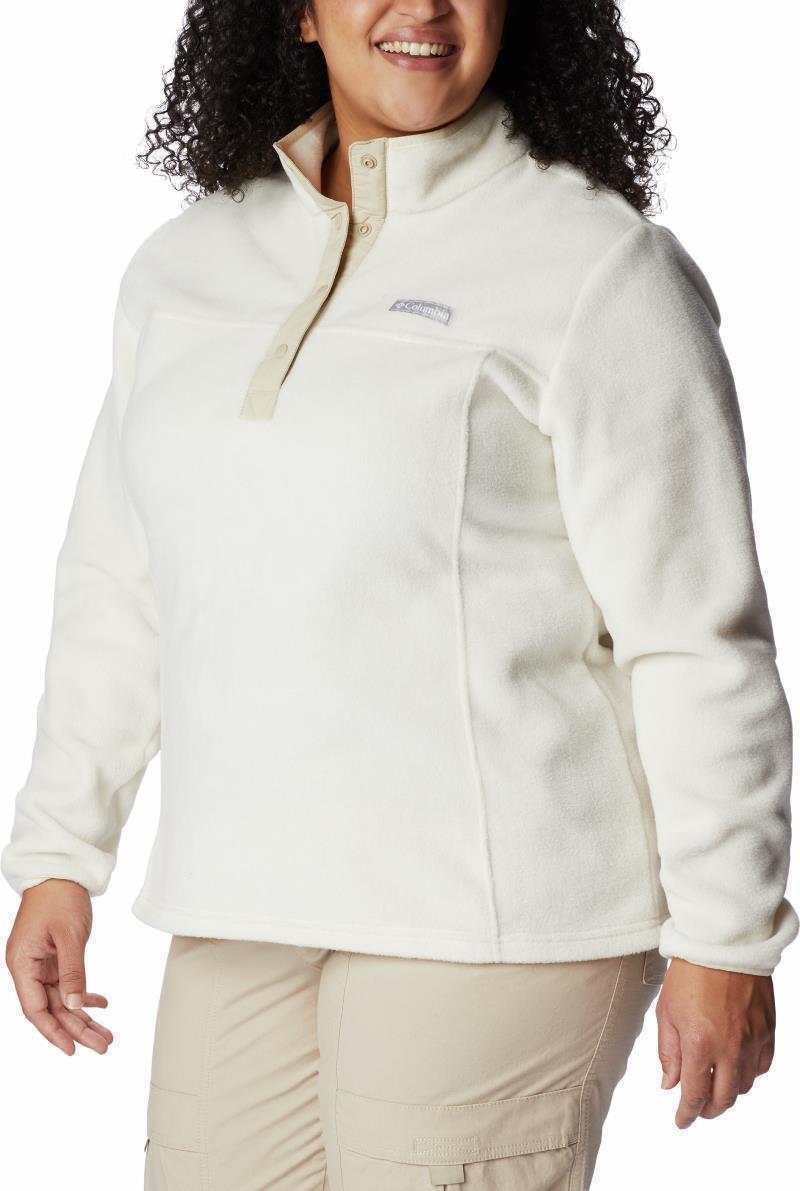 Benton Springs Half Snap Pullover, Extended - Womens - Chalk / Ancient Fossil 3