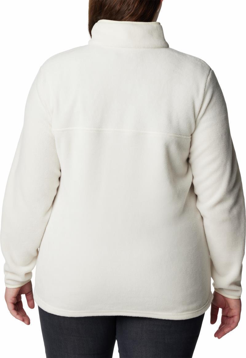Benton Springs Half Snap Pullover, Extended - Womens - Chalk / Chalk / Camel Brown 2