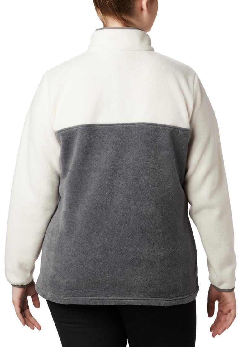 Benton Springs Half Snap Pullover, Extended - Womens - City Grey Heather / Chalk 2