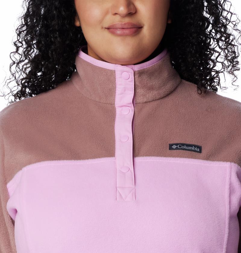 Benton Springs Half Snap Pullover, Extended - Womens - Cosmos / Fig 4