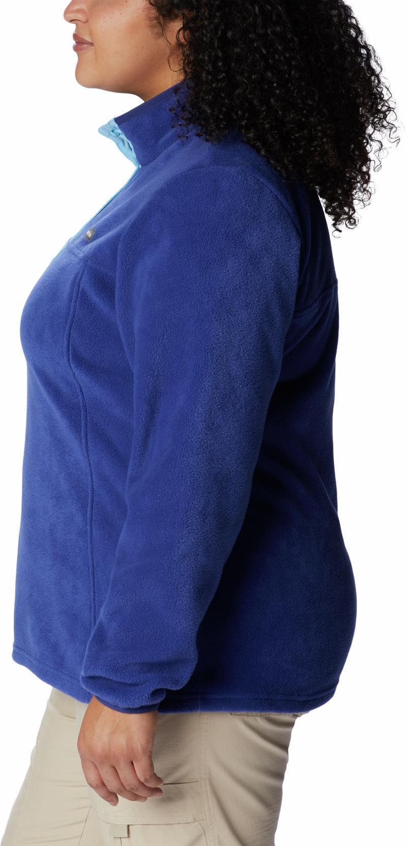 Benton Springs Half Snap Pullover, Extended - Womens - Dark Sapphire / Vista Blue 5