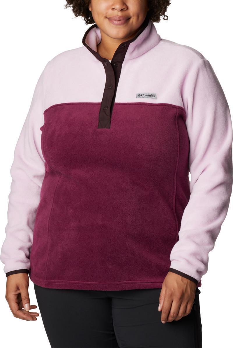 Benton Springs Half Snap Pullover, Extended - Womens - Marionberry / Aura 1