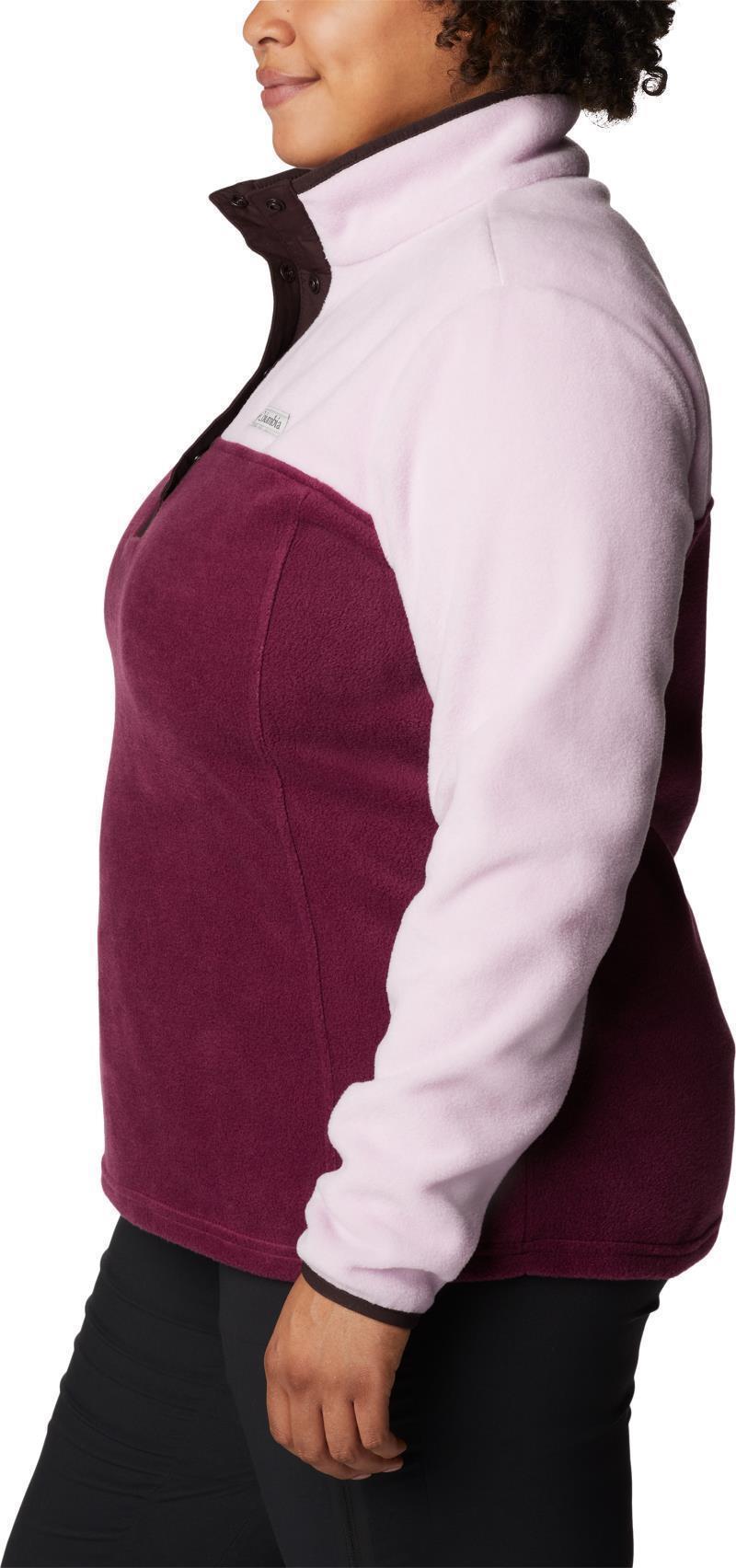 Benton Springs Half Snap Pullover, Extended - Womens - Marionberry / Aura 4