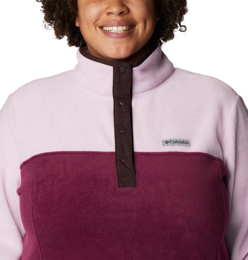 Benton Springs Half Snap Pullover, Extended - Womens - Marionberry / Aura 5