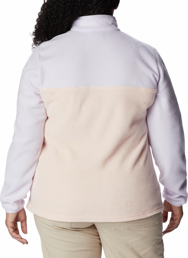 Benton Springs Half Snap Pullover, Extended - Womens - Peach Blossom / Purple Tint / Spring Blue 2
