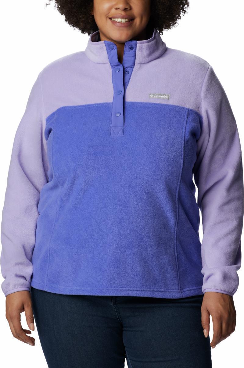 Benton Springs Half Snap Pullover, Extended - Womens - Purple Lotus / Frosted Purple 1