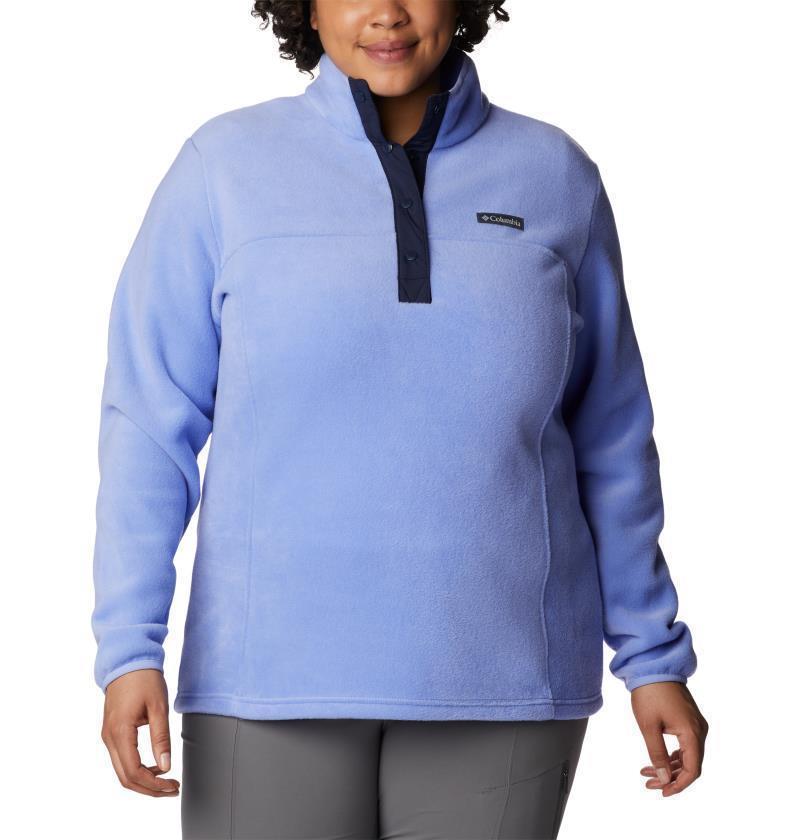Benton Springs Half Snap Pullover, Extended - Womens - Serenity / Dark Nocturnal 1