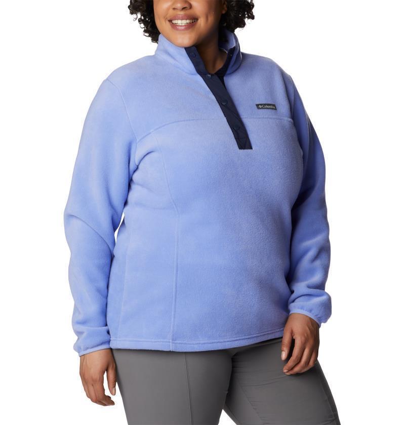 Benton Springs Half Snap Pullover, Extended - Womens - Serenity / Dark Nocturnal 2